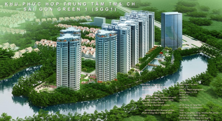 KHU PHỨC HỢP TRUNG TÂM TM& CH  SÀI GÒN GREEN 1 (SGG1)