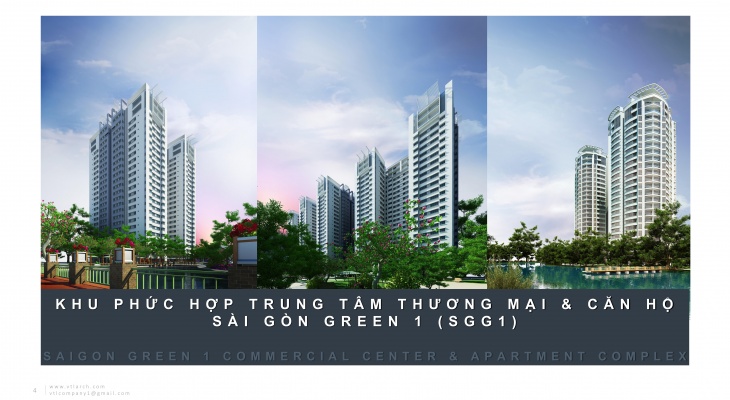 KHU PHỨC HỢP TRUNG TÂM THƯƠNG MẠI & CĂN HỘ SÀI GÒN GREEN 1 (SGG1)