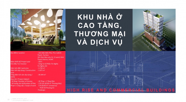 KHU NHÀ Ở CAO TẦNG, THƯƠNG MẠI VÀ DỊCH VỤ