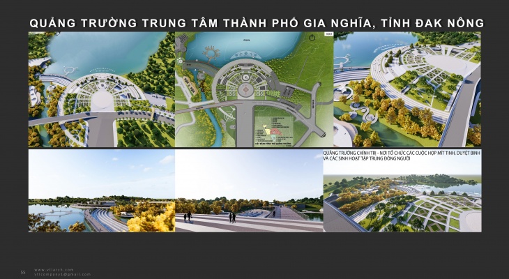 Quảng trường trung tâm thành phố gia nghĩa, tỉnh đak nông