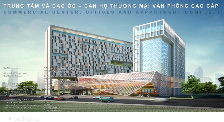 TRUNG TÂM THƯƠNG MẠI VÀ CAO ỐC VĂN PHÒNG – CĂN HỘ CAO CẤP